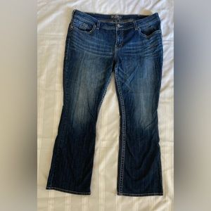 Bootcut Suki Silver Jeans Size 22 with 34L